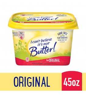 I Can't Believe It's Not Butter Original Spread, 45 oz