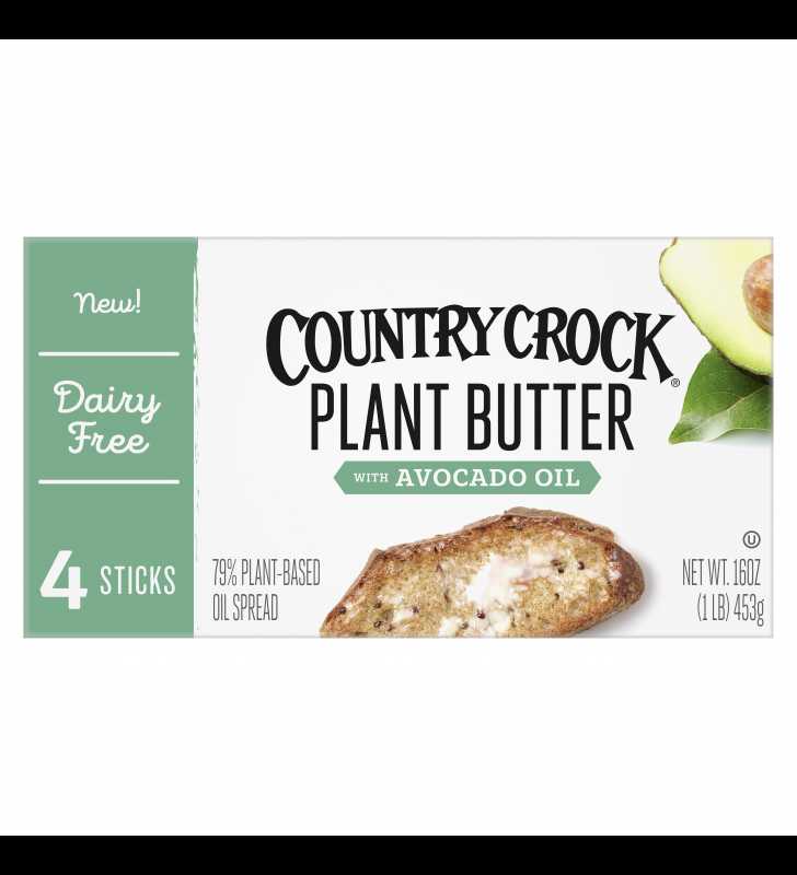 Country Crock Plant Butter with Avocado Oil Sticks, 16 oz., 4 Count