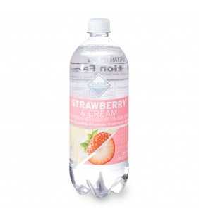 Clear American Sparkling Water, Strawberries & Cream, 33.8 fl oz