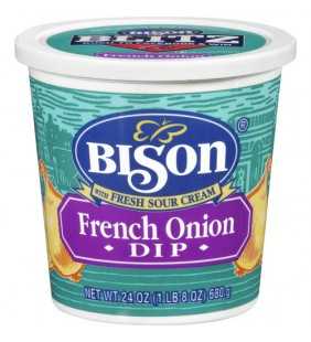 Bison Blitz Fresh Sour Cream French Onion Dip, 24 Oz.