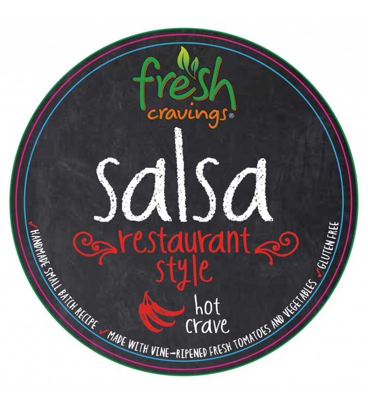 Fresh Cravings Restaurant Style Hot Crave Salsa, 16 oz