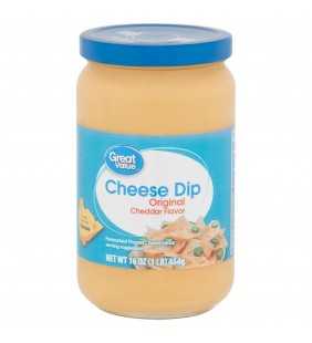 Great Value Original Cheddar Flavor Cheese Dip, 16 oz