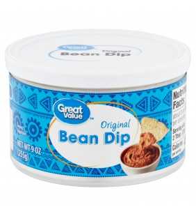 Great Value Original Flavor Bean Dip, 10 Oz.