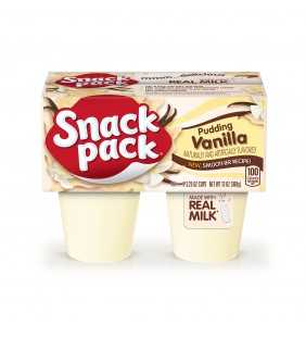 Snack Pack Vanilla Pudding Cups 4 Count