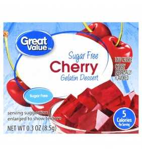 Great Value Sugar Free Gelatin, Cherry