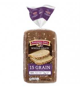 Pepperidge Farm Whole Grain 15 Grain Bread, 24 oz. Bag