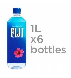 Fiji Natural Artesian Water, 1 L, 6 Count