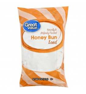 Great Value Iced Honey Bun, 4 oz