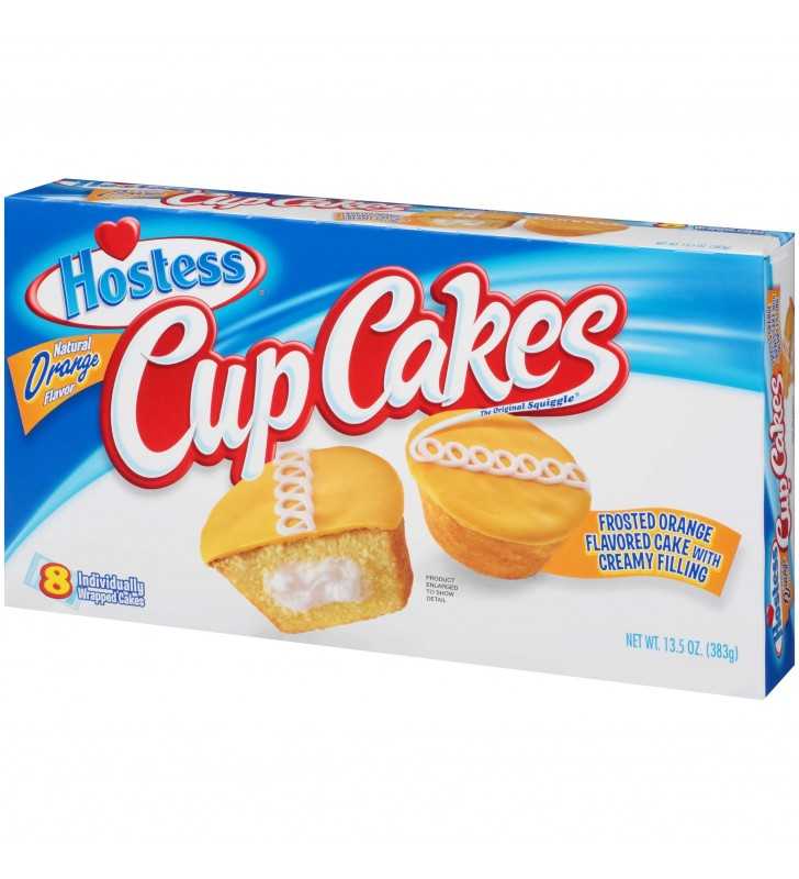 Hostess Orange Cupcakes, 13.5 oz Box (8 count)