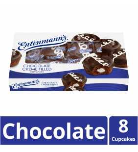 Entenmann's Chocolate Crème Filled Cupcakes, 8 count