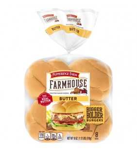 Pepperidge Farm Farmhouse Butter Hamburger Buns, 18 oz. Bag, 8-pack
