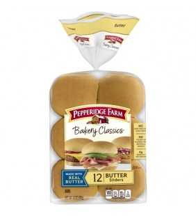 Pepperidge Farm Bakery Classics Butter Slider Buns, 15 oz. Bag, 12-pack