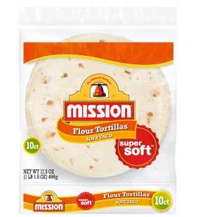 Mission Soft Taco Flour Tortillas, 10 Count