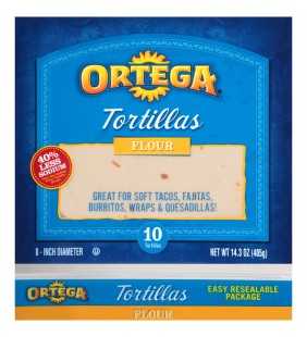 Ortega® Flour Tortillas 10 ct Bag