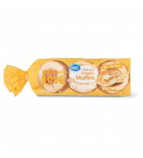 Great Value Original English Muffins, 12 Oz., 6 Count