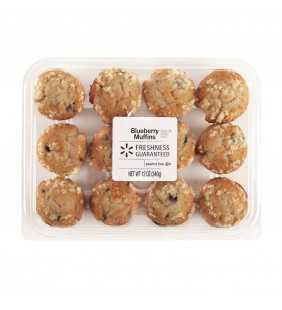 Freshness Guaranteed Mini Blueberry Muffins, 12 oz, 12 Count