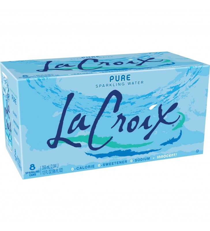LaCroix Sparkling Water - Pure 8pk/12 fl oz Cans, 8 / Pack (Quantity)
