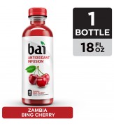 Bai Flavored Water, Zambia Bing Cherry, 18 fl oz bottle