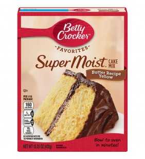 Betty Crocker Super Moist Butter Recipe Yellow Cake Mix, 15.25 oz