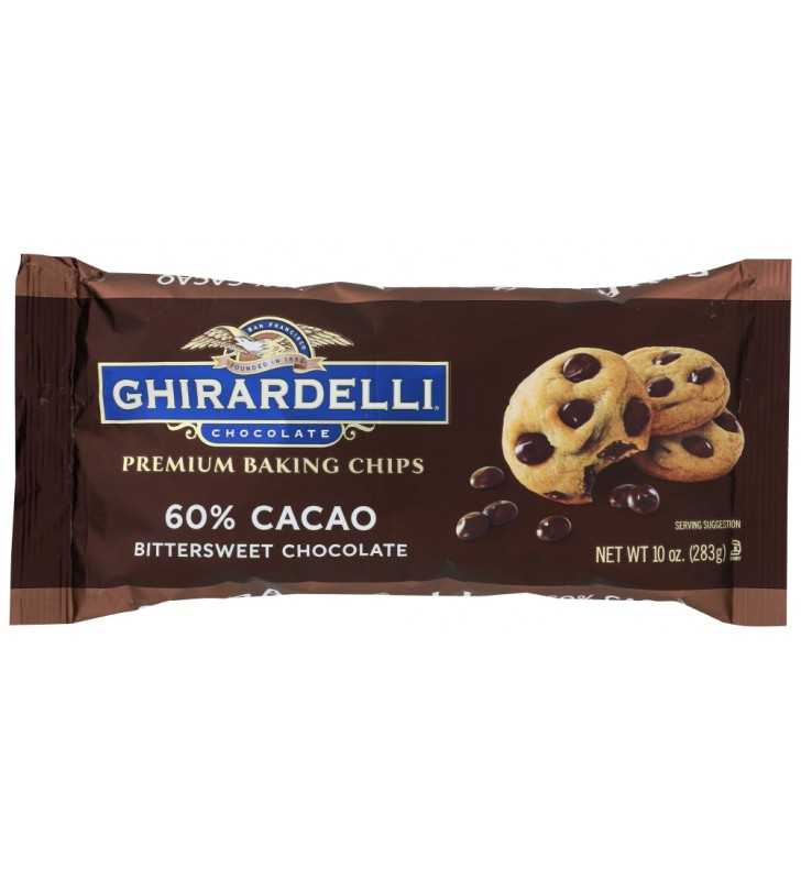 Ghirardelli Cacao Bittersweet - Chocolate Baking Chips , 10 Oz