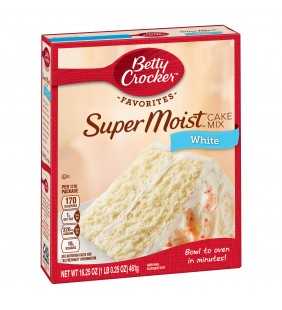 Betty Crocker Super Moist White Cake Mix, 16.25 oz