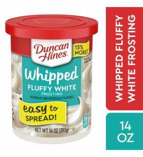 Duncan Hines Whipped White Frosting, 14 OZ