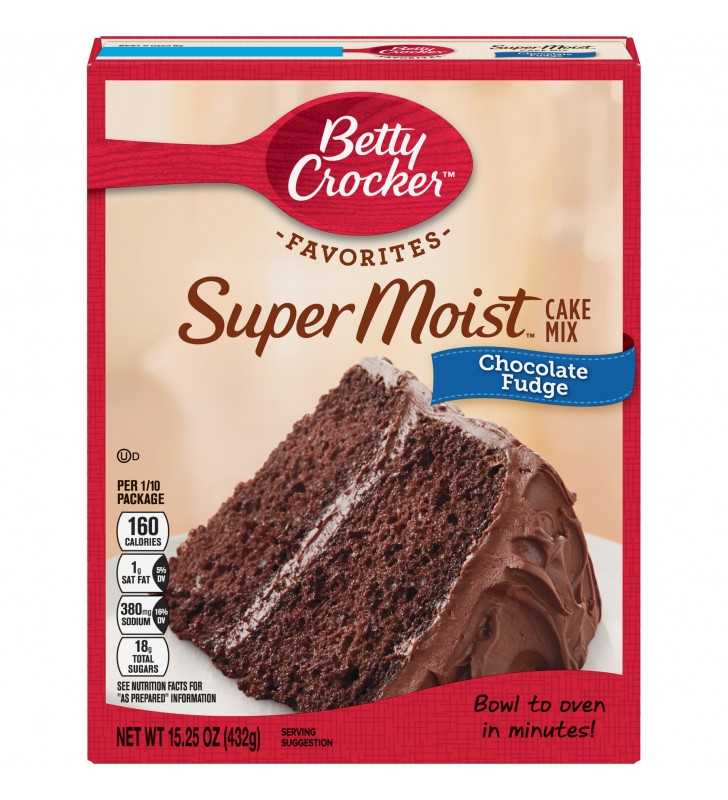 Betty Crocker Super Moist Chocolate Fudge Cake Mix
