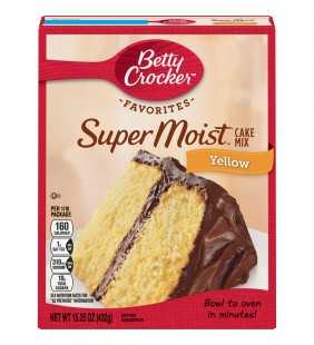 Betty Crocker Super Moist Yellow Cake Mix, 15.25 oz