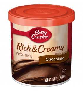 Betty Crocker Rich and Creamy Chocolate Frosting, 16 oz