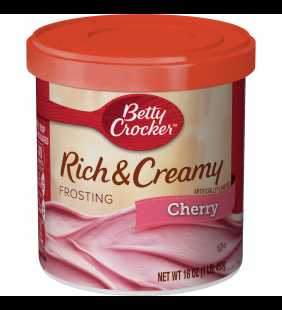 Betty Crocker Rich & Creamy Frosting, Cherry, 16 Oz
