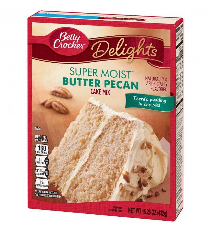 Betty Crocker Super Moist Butter Pecan Cake Mix, 15.25 oz