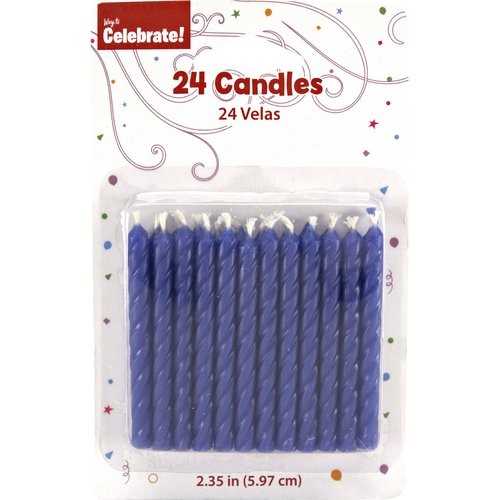 Blue Birthday Candles