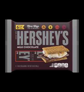 Hershey's, Milk Chocolate Candy Bars, 1.55 Oz., 6 Ct.