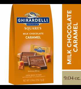 Ghirardelli Milk Chocolate Squares with Caramel Filling – 9.04 oz.