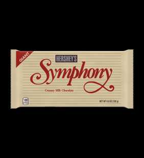 Hershey's Symphony, Milk Chocolate Giant Candy Bar, 6.8 Oz.