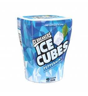 Ice Breakers, Ice Cubes Sugar Free Gum, Peppermint, 3.24 Oz