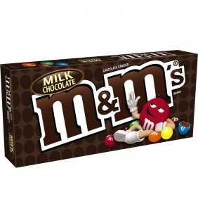 M&M'S, Milk Chocolate Candy Movie Theater, 3.1 Oz