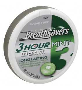 Breath Savers, Sugar Free Mints in Spearmint Flavor, 1.27 Oz
