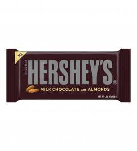 Hershey's Extra Large Milk Chocolate with Almonds Candy Bar, 4.25 Oz.