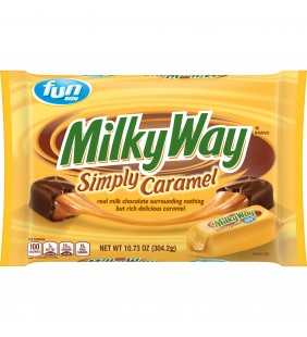 Milky Way, Simply Caramel Milk Chocolate Fun Size Candy Bars, 10.73 Ounce