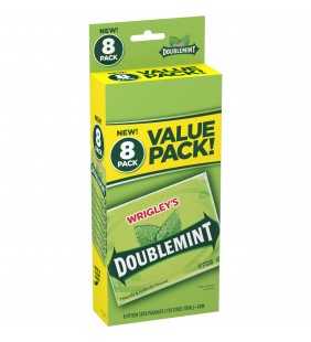 Wrigley's Doublemint Chewing Gum, 15 Sticks (Pack of 8)