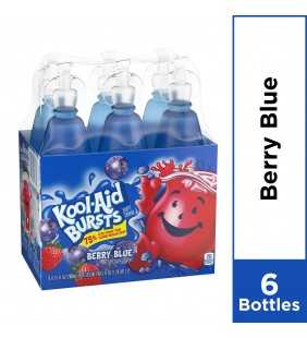 Kool-Aid Bursts Berry Blue Ready-To-Drink Soft Drink, 6 ct - 6.75 fl oz Bottles