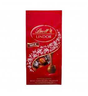 Lindt Lindor Milk Chocolate Candy Truffles, 8.5 oz Bag