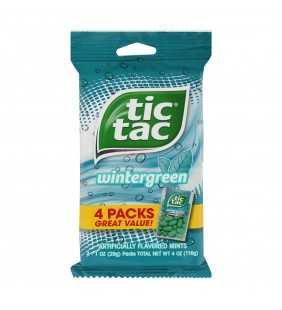 Tic Tac Wintergreen Flavor Mints, 1 Oz., 4 Count
