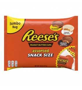 Reese's, Peanut Butter Cups Assortment Chocolate Candy Snack Size, 18 Oz.
