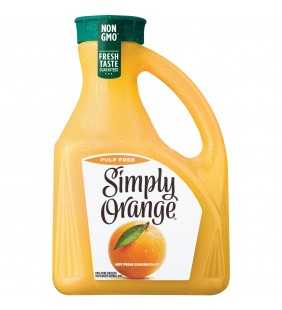 Simply Orange Pulp Free Orange Juice, 2.63 Liters
