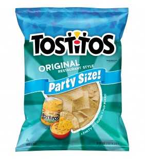 Tostitos Original Restaurant Style Tortilla Chips, Party Size, 18 oz Bag