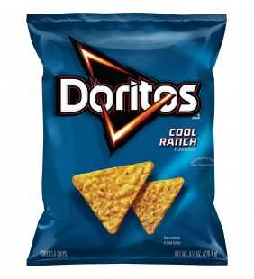 Doritos Cool Ranch Flavored Tortilla Chips, 9.75 oz Bag