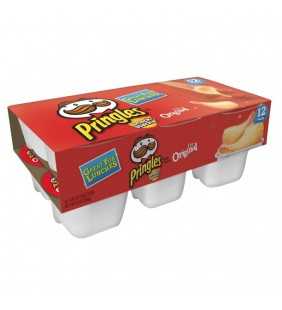 Pringles Potato Crisps Chips, Original, Snack Stacks, 8.04 Oz, 12 Ct