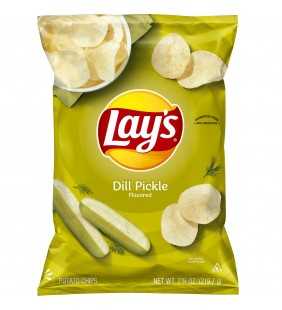 Lay's Potato Chips, Dill Pickle Flavor, 7.75 oz Bag